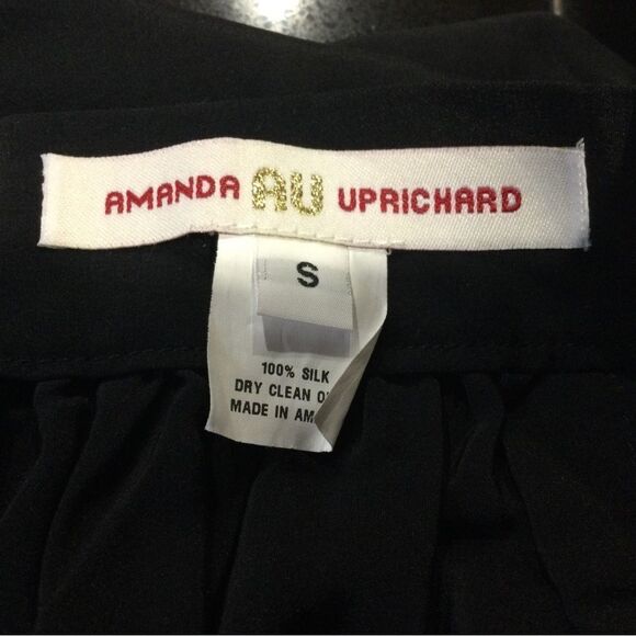 AMANDA AU UPRICHARD Silk Mini Skirt - Picture 4 of 4